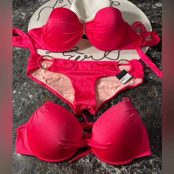 Victoria's Secret Other - Traded xxx top, 36D halter top and M bottoms Victoria Secret bikinis